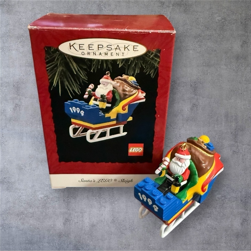 1994 Santa’s Lego Sleigh - Hallmark Keepsake Ornament